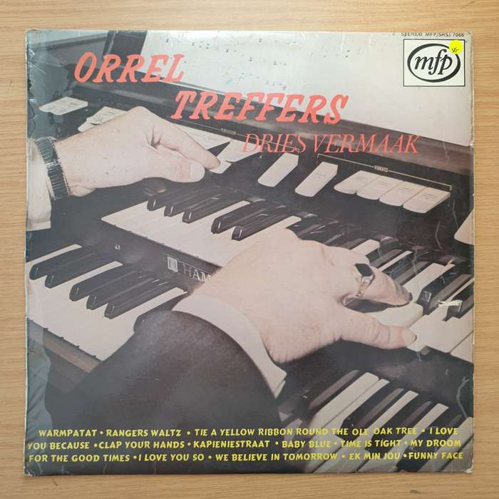 Dries Vermaak - Orrel Treffers  Vinyl LP Record - Very-Good Quality (VG)  (verry)