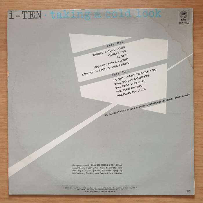 i-Ten  Taking A Cold Look - Vinyl LP Record - Very-Good+ Quality (VG+) (verygoodplus)