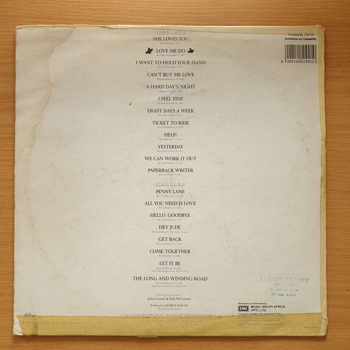 The Beatles  20 Greatest Hits - Vinyl LP Record - Very-Good+ Quality (VG+)