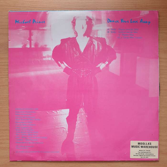 Michael Prince  Dance Your Love Away - Vinyl LP Record - Very-Good+ Quality (VG+) (verygoodplus)