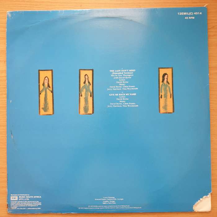 Talking Heads  The Lady Don't Mind - Vinyl LP Record - Very-Good+ Quality (VG+) (verygoodplus)