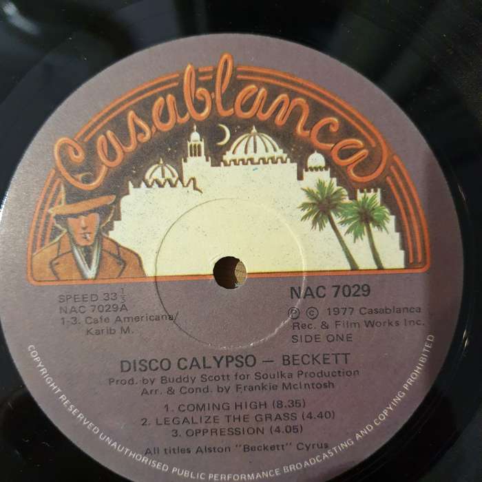 Beckett  Disco Calypso - Vinyl LP Record - Very-Good+ Quality (VG+) (verygoodplus)