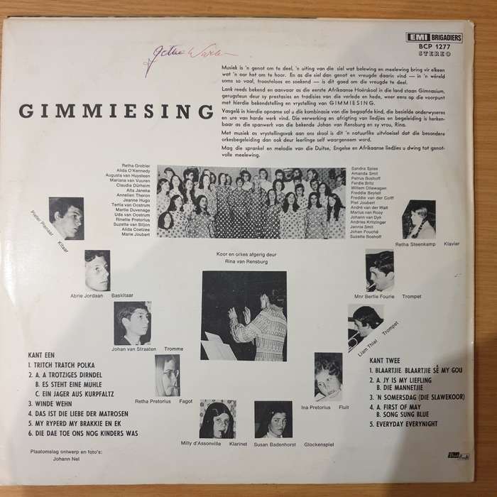 Gimmiesing - Vinyl LP Record - Very-Good+ Quality (VG+) (verygoodplus)