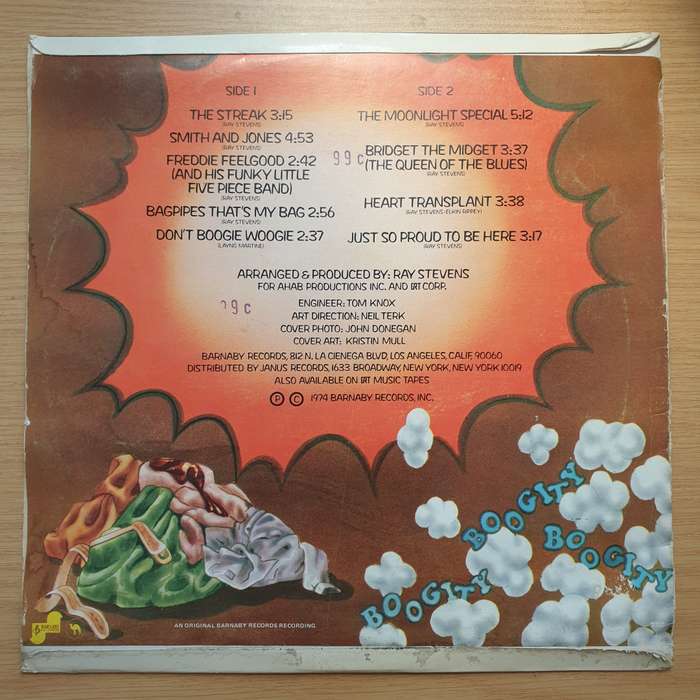 Ray Stevens - Woosh - Vinyl LP Record - Very-Good+ Quality (VG+) (verygoodplus)