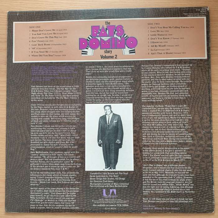 Fats Domino  Ain't That a Shame - Vinyl LP Record - Very-Good+ Quality (VG+) (verygoodplus)