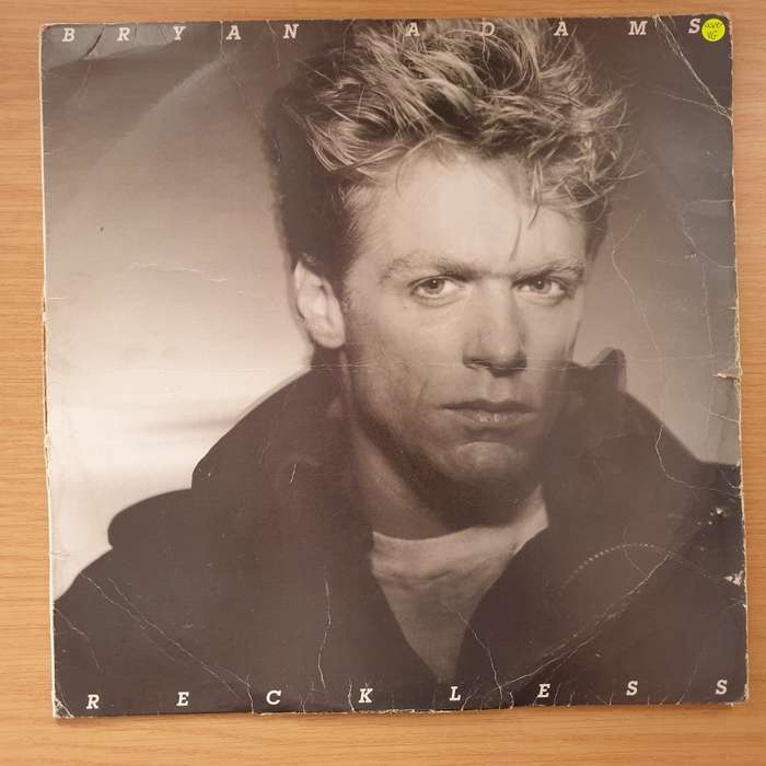 Bryan Adams  Reckless - Vinyl LP Record - Very-Good Quality (VG)  (verry)