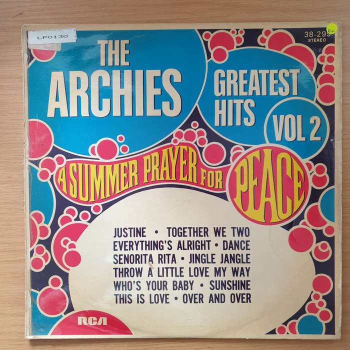 The Archies  Greatest Hits Vol 2 - Vinyl LP Record - Very-Good+ Quality (VG+) (verygoodplus)