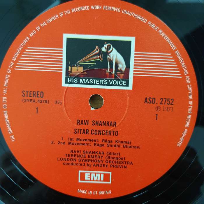 Ravi Shankar & André Previn - London Symphony Orchestra  Concerto For Sitar & Orchestra - Vin...