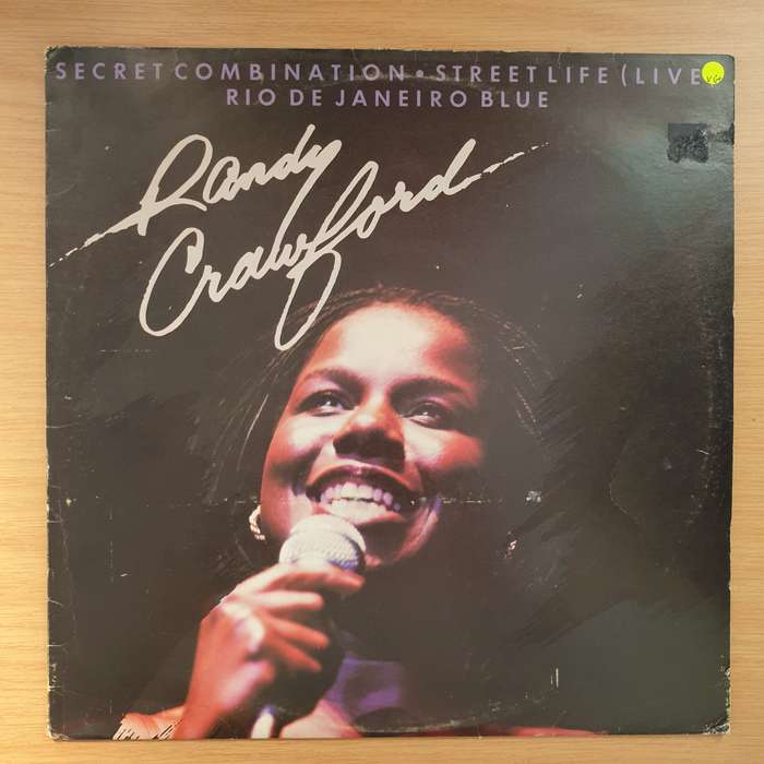 Randy Crawford  Secret Combination (Autographed) - Vinyl LP Record - Very-Good+ Quality (VG+) ...