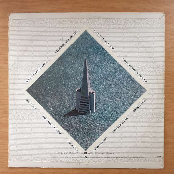 The Doobie Brothers  Livin' On The Fault Line   Vinyl LP Record - Very-Good+ Quality (VG+) ...
