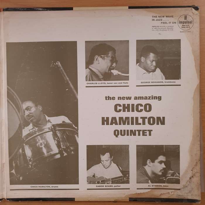 The Chico Hamilton Quintet  Passin' Thru   Vinyl LP Record - Very-Good+ Quality (VG+) (very...