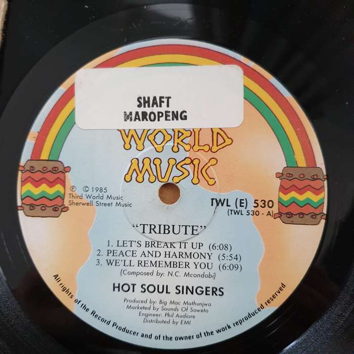 Hot Soul Singers  A Tribute   Vinyl LP Record - Very-Good- Quality (VG-)