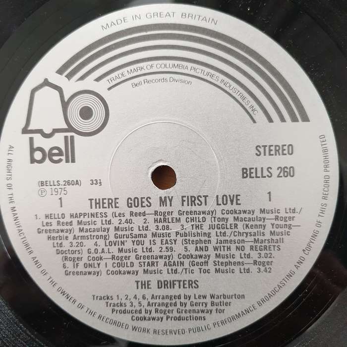 The Drifters  There Goes My First Love (UK Pressing) - Vinyl LP Record - Very-Good- Quality (V...
