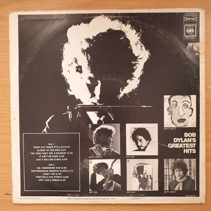 Bob Dylan  Bob Dylan's Greatest Hits - Vinyl LP Record - Very-Good- Quality (VG-)