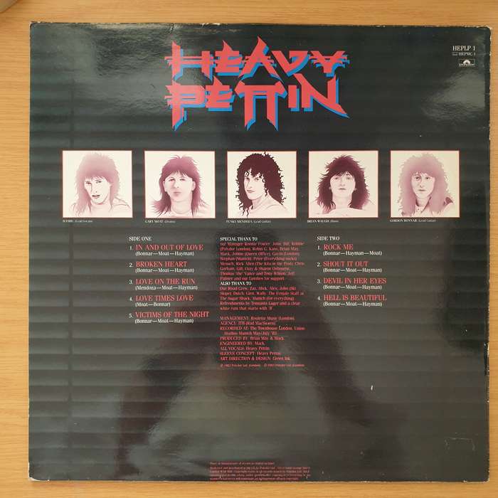 Heavy Pettin  Lettin Loose - Vinyl LP Record - Very-Good+ Quality (VG+) (verygoodplus)