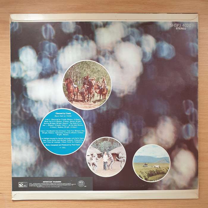 Pink Floyd  Obscured By Clouds (SA) - Vinyl LP Record - Very-Good+ Quality (VG+) (verygoodplus)