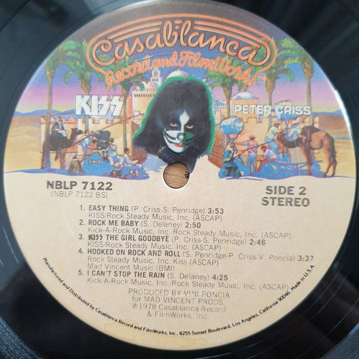 Kiss, Peter Criss  Peter Criss - Vinyl LP Record - Very-Good+ Quality (VG+) (verygoodplus)