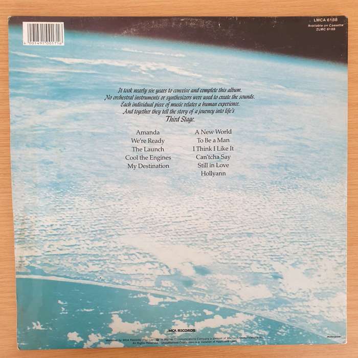 Boston  Third Stage - Vinyl LP Record - Very-Good+ Quality (VG+)