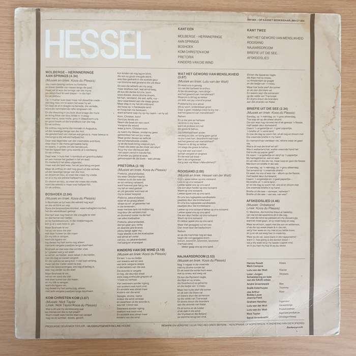 Hessel - Met Liefde - Autographed - Vinyl LP Record - Very-Good+ Quality (VG+)