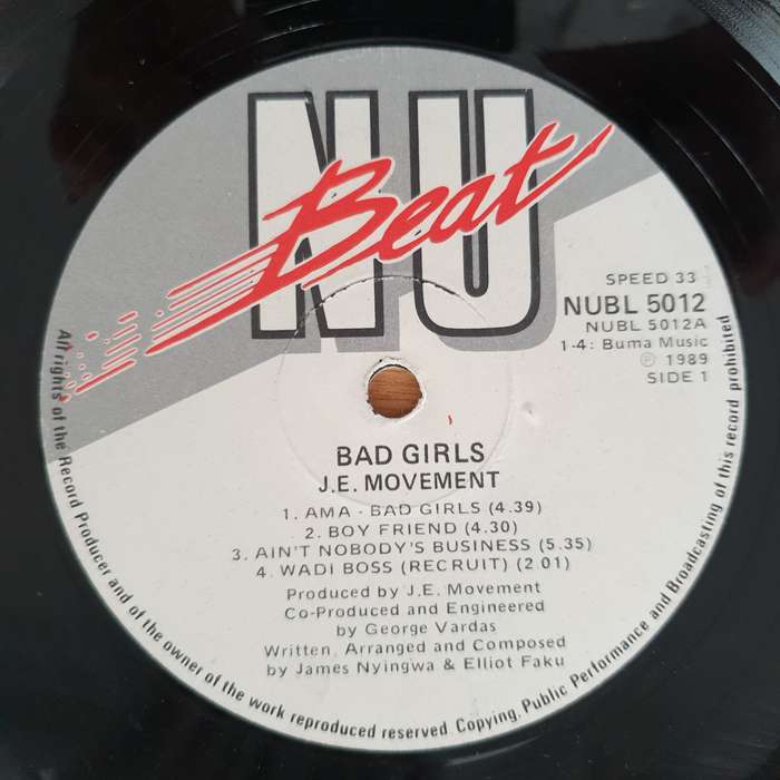 J.E. Movement  Bad Girls - Vinyl LP Record - Good+ Quality (G+) (gplus)