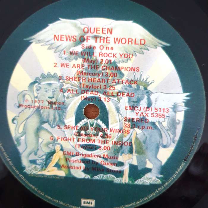Queen  News Of The World   - Vinyl LP Record - Very-Good+ Quality (VG+) (verygoodplus)