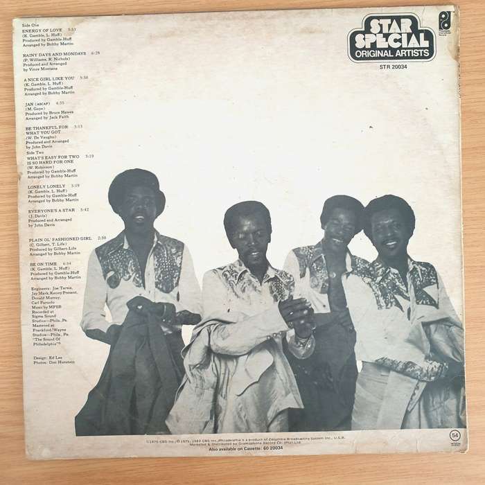 Intruders  Energy Of Love - Vinyl LP Record - Very-Good+ Quality (VG+) (verygoodplus)