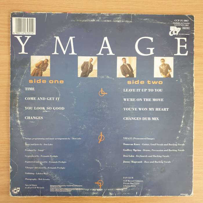 Ymage  Time Changes - Vinyl LP Record - Very-Good- Quality (VG-) (minus)
