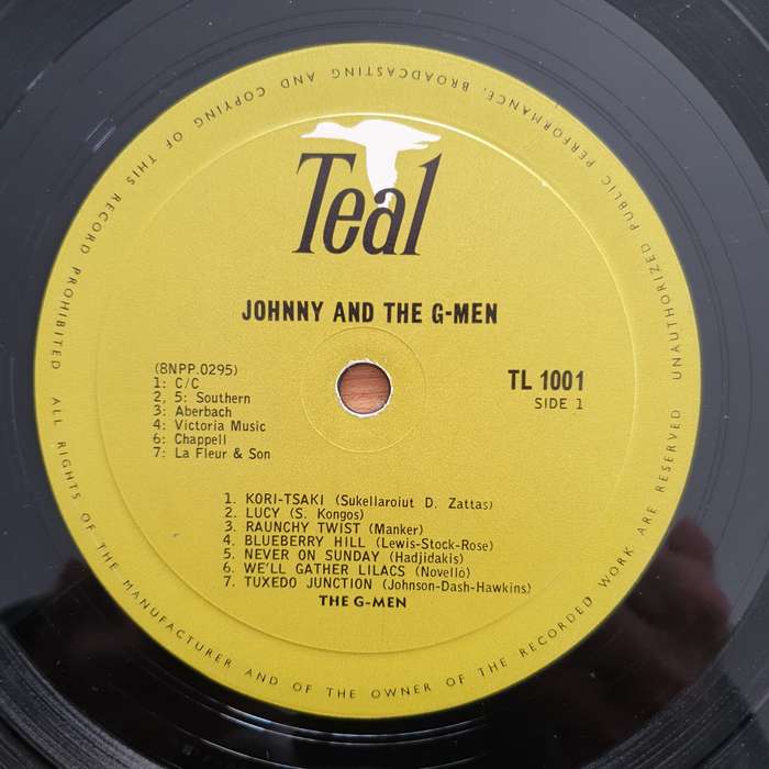 Johnny And The G-Men  Johnny And The G-Men - Vinyl LP Record - Very-Good Quality (VG)  (verry)