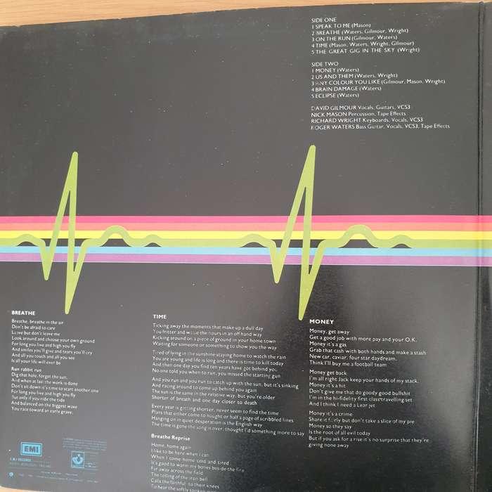Pink Floyd  The Dark Side Of The Moon (UK) -  Vinyl LP Record - Very-Good+ Quality (VG+)