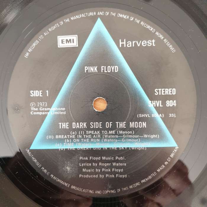 Pink Floyd  The Dark Side Of The Moon (UK) -  Vinyl LP Record - Very-Good+ Quality (VG+)