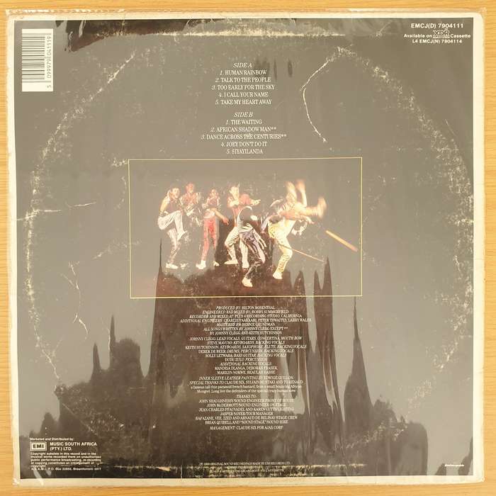 Johnny Clegg & Savuka  Shadow Man - Vinyl LP Record - Very-Good- Quality (VG-) (minus)