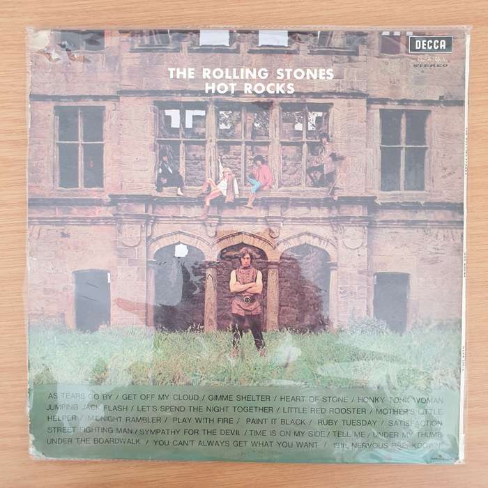 The Rolling Stones  Hot Rocks - Double Vinyl LP Record - Very-Good+ Quality (VG+) (verygoodplus)