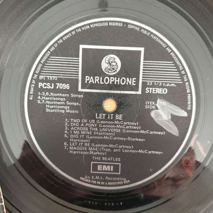 The Beatles  Let It Be (SA) - Vinyl LP Record - Very-Good Quality (VG)  (verry)