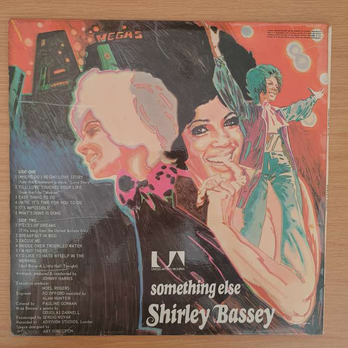 Shirley Bassey  Something Else - Vinyl LP Record - Very-Good Quality (VG)  (verry)