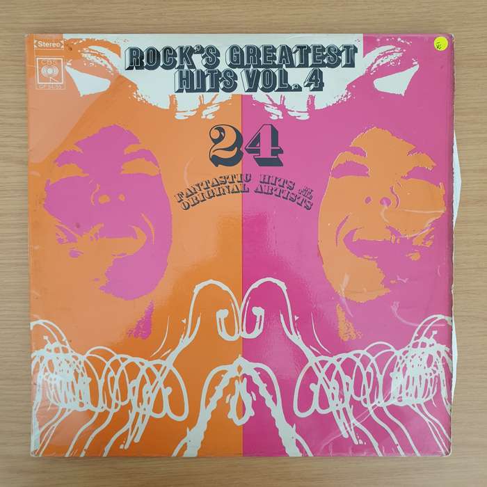 Rocks Greatest Hits - Original Artists - Vol 4 - 24 Fantastic Hit - Vinyl LP Record - Very-Good- ...