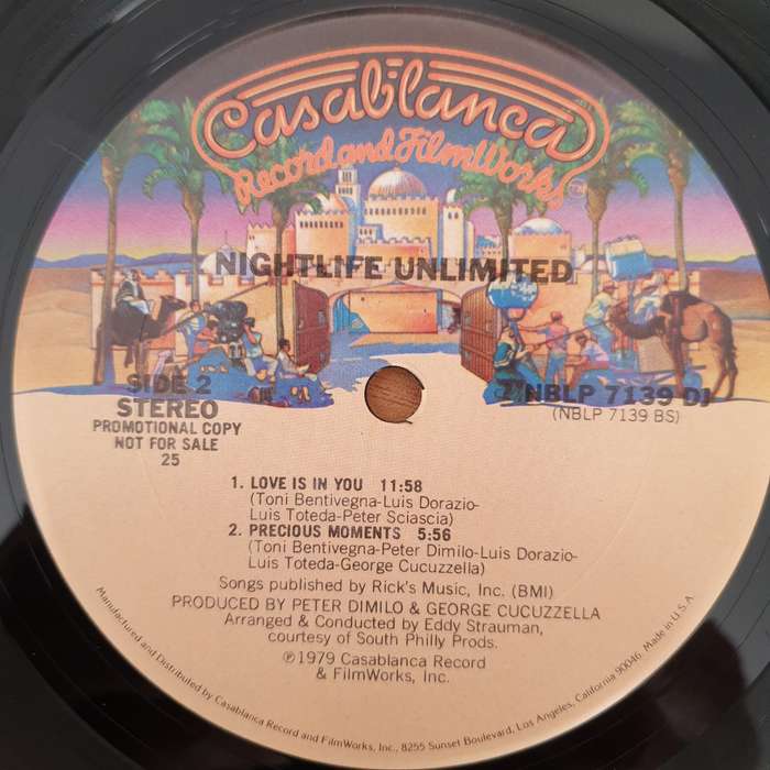 Nightlife Unlimited  Nightlife Unlimited - Vinyl LP Record - Very-Good+ Quality (VG+)