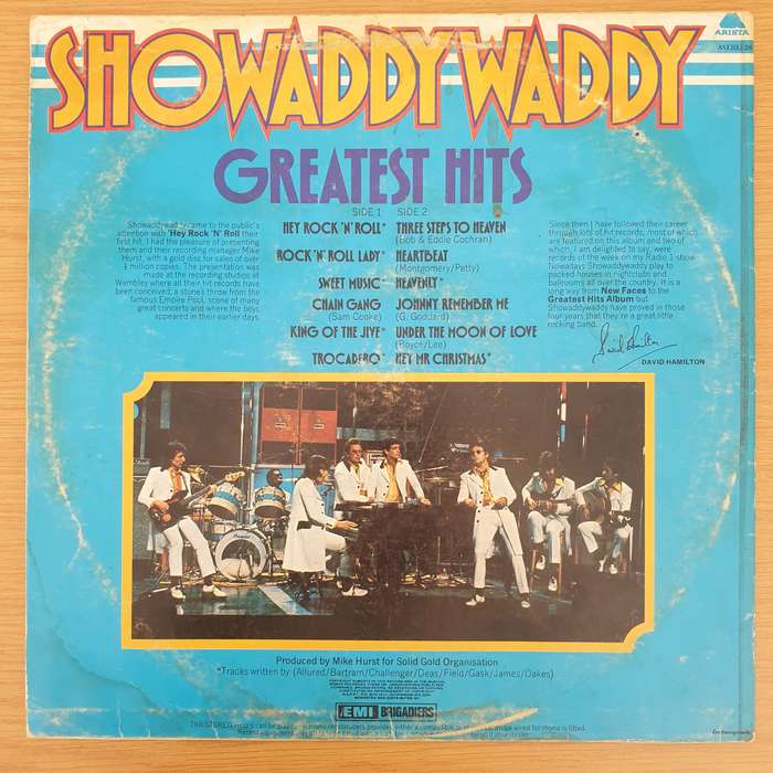 Showaddywaddy  Greatest Hits - Vinyl LP Record - Very-Good+ Quality (VG+) (verygoodplus)