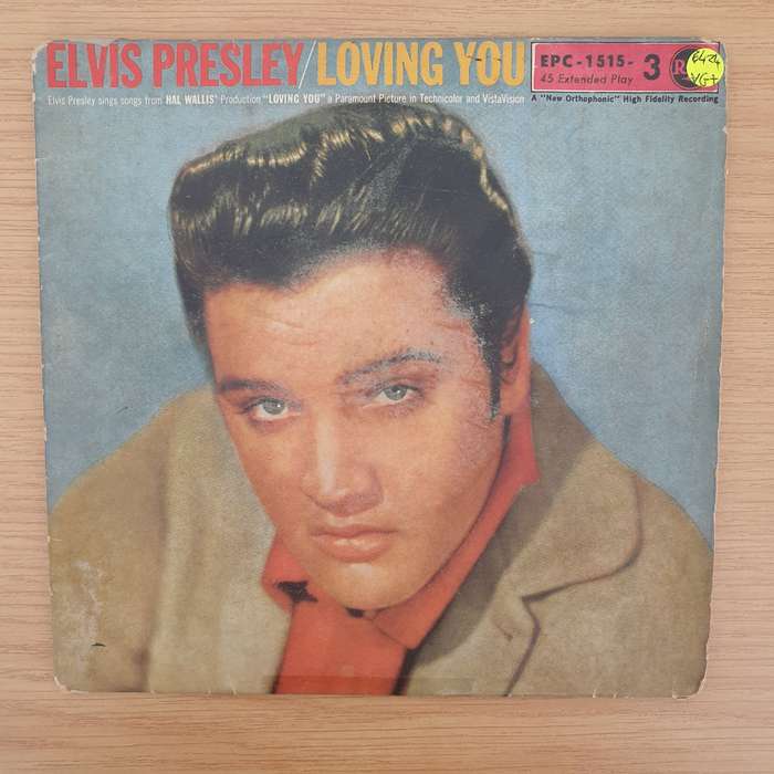 Elvis Presley  Elvis, Volume 1 - Vinyl 7" Record - Very-Good+ Quality (VG+) (verygoodplus7)