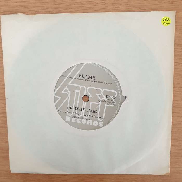 The Belle Stars  The Clapping Song - Vinyl 7" Record - Very-Good+ Quality (VG+) (verygoodplus7)