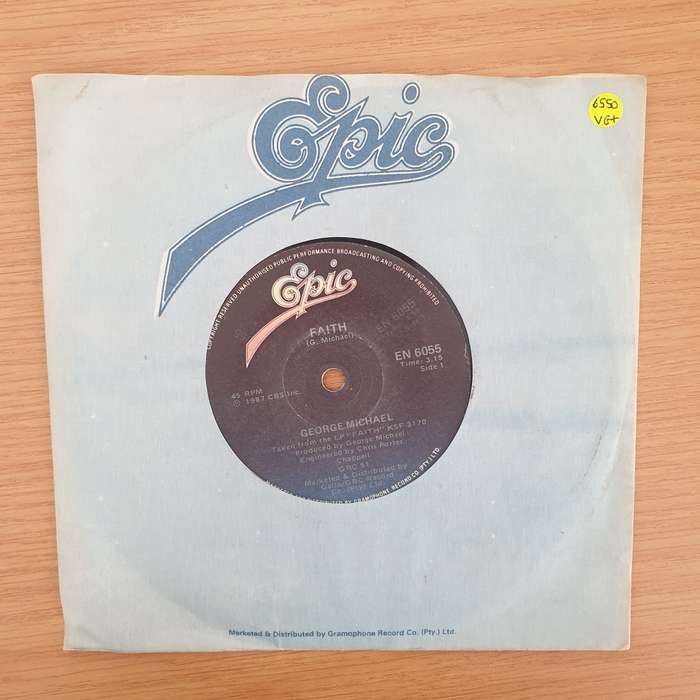 George Michael  Faith - Vinyl 7" Record - Very-Good+ Quality (VG+)