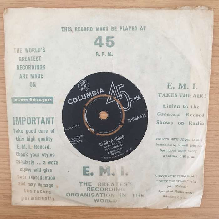 The Animals  Don't Let Me Be Misunderstood - Vinyl 7" Record - Very-Good+ Quality (VG+) (veryg...