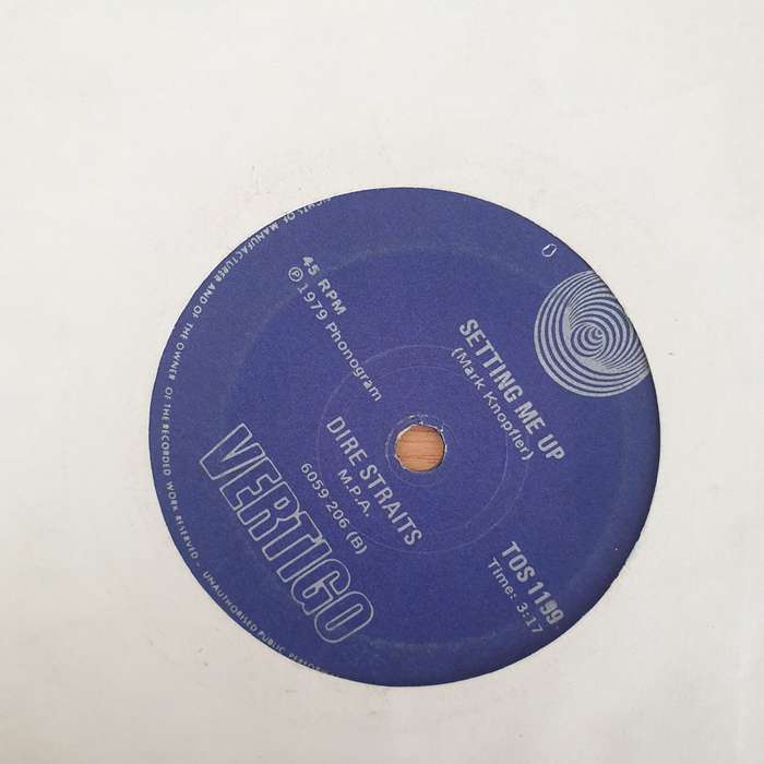 Dire Straits  Sultans Of Swing - Vinyl 7" Record - Very-Good+ Quality (VG+) (verygoodplus7)