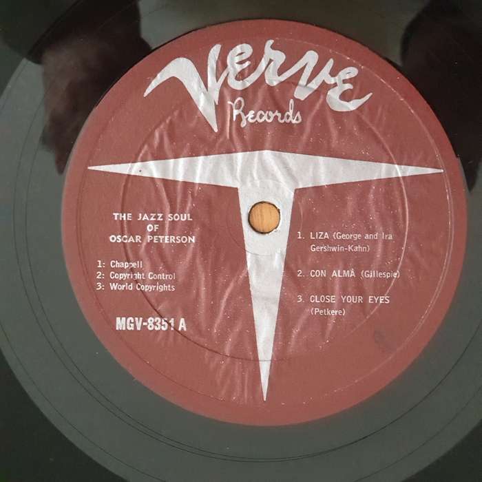 Oscar Peterson  The Jazz Soul Of Oscar Peterson - Vinyl LP Record - Very-Good+ Quality (VG+)