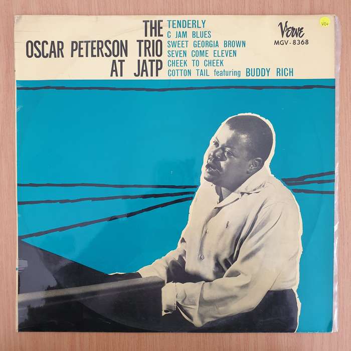 The Oscar Peterson Trio  At JATP - Vinyl LP Record - Very-Good+ Quality (VG+)