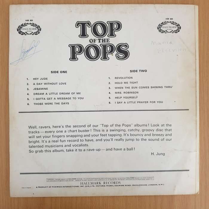 Top Of the Pops - Vinyl LP Record - Very-Good Quality (VG)  (verry)