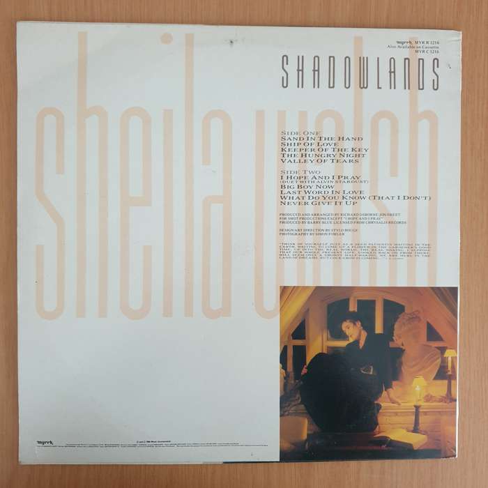 Sheila Walsh  Shadowlands - Vinyl LP Record - Very-Good+ Quality (VG+) (verygoodplus)