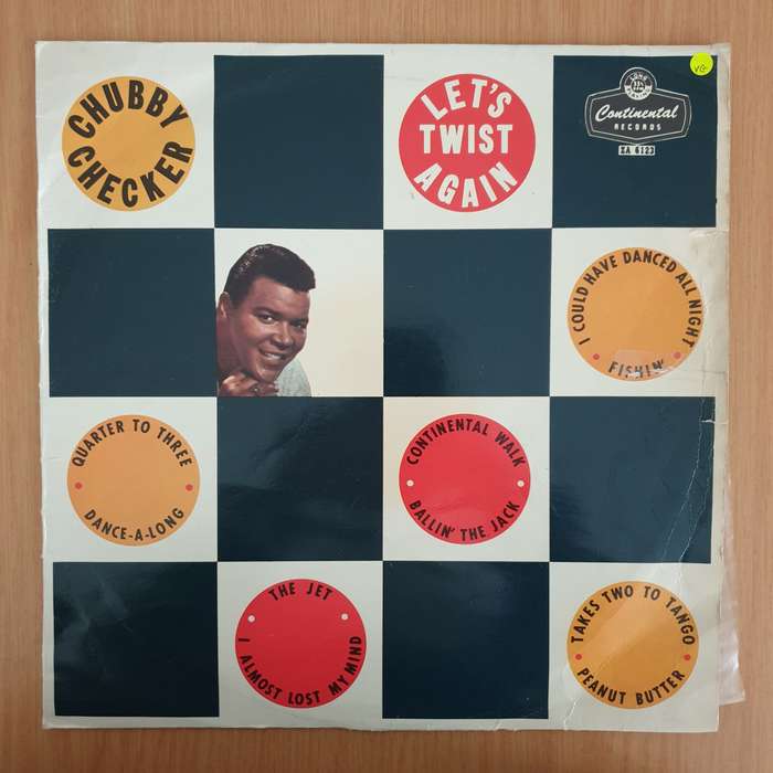 Chubby Checker  Let's Twist Again -  Vinyl LP Record - Very-Good Quality (VG)  (verry)