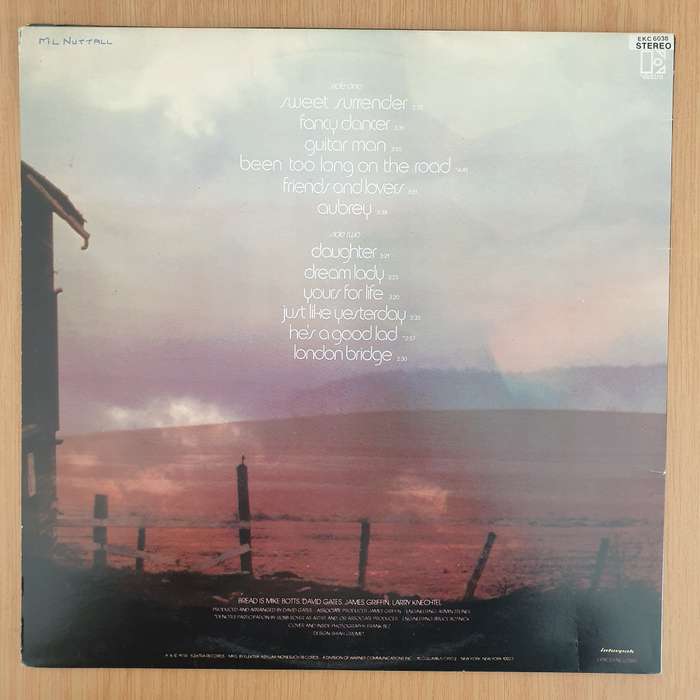 Bread  The Best Of Bread Volume Two  - Vinyl LP Record - Very-Good+ Quality (VG+) (verygoodplus)
