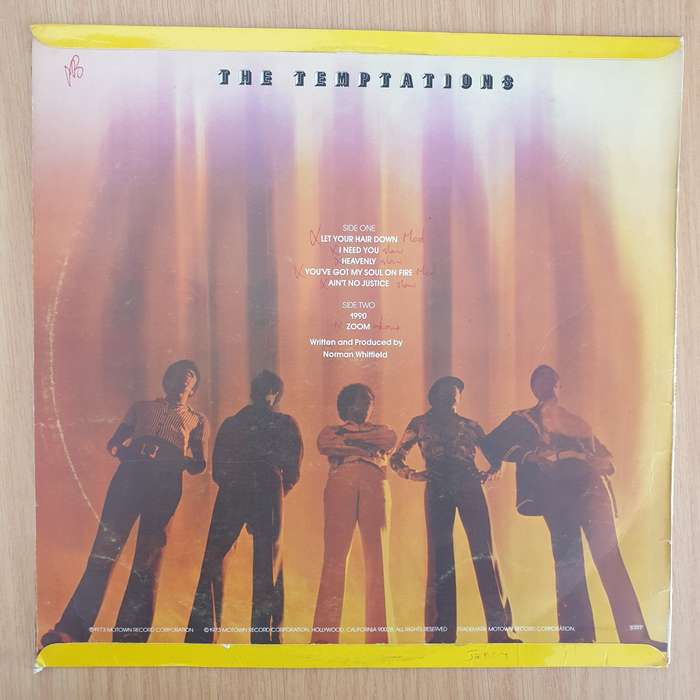 The Temptations  1990  - Vinyl LP Record - Very-Good+ Quality (VG+) (verygoodplus)