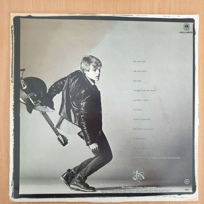 Bryan Adams  Cuts Like A Knife - Vinyl LP Record - Very-Good+ Quality (VG+) (verygoodplus)
